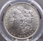 1878 "P" 7TF Morgan SILVER Dollar *REVERSE of 1879* $1 PCGS AU58 #218 About Unc