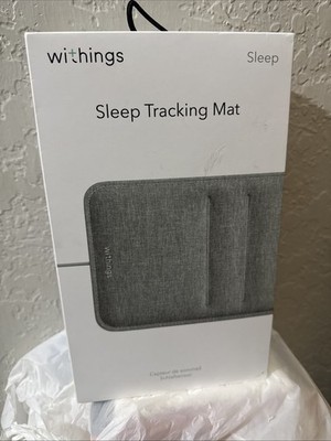 Withings Sleep Tracking Mat Gray (2018, Model WSM02-All-US) NEW SEALED