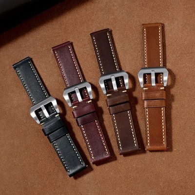 20 mm, 22 mm, 24 mm, 26 mm Lederarmband für Panerai PAM111 441