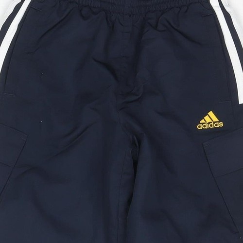 Adidas Men's Blue Athletic Shorts, Size 116 - Picture 5 of 12