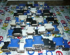 Lot of 50 VGA to DVI Converter Adapter DVI-Male VGA-Female
