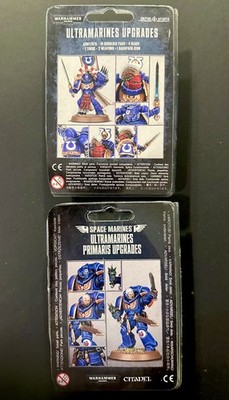 GW Oop 40K Space Marines Primaris & Firstborn Ultramarines Upgrades 40k OPENED
