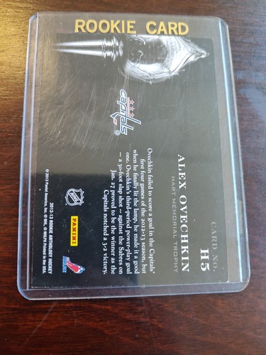 2012-13 Panini Rookie Anthology - Contenders Hart Contenders Alex Ovechkin... - Picture 2 of 2