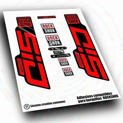 WP678 AUFKLEBER KOMPATIBEL MIT ROCKSHOX SID ULTIMATE GABEL 2024-2027
