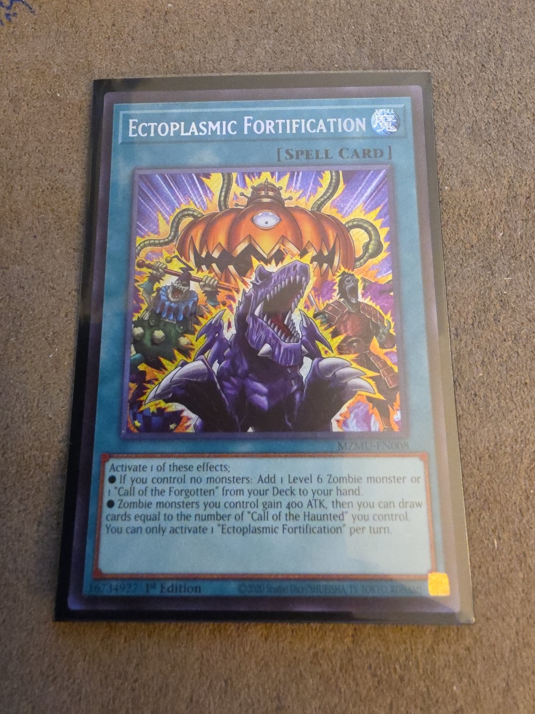 Ectoplasmic Fortification MZMU-EN008 (YuGiOh Maze of Muertos) — is it worth grading?