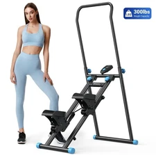 Stair Stepper Home Gym Exercise Vertical Climber Machine Folding Cardio Stepper