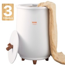 VEVOR Towel Warmer Bucket 20L Large Towel Warmers for Bathroom with LED Light