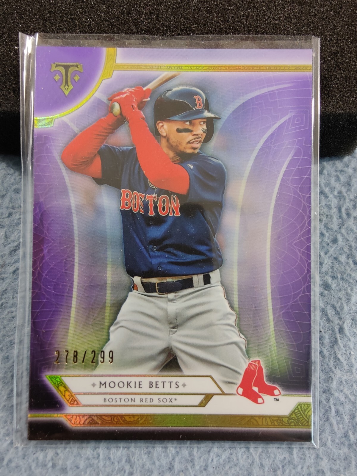 2018 TOPPS TRIPLE THREADS AMETHYST MOOKIE BETTS #7 278/299 BOSTON RED SOX