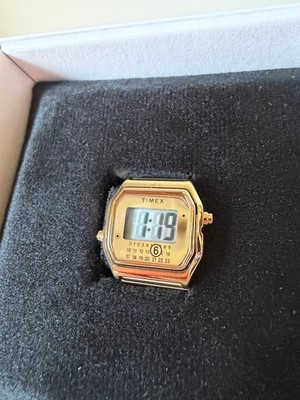 MM6 Maison Margiela x Timex T80 Ring Watch - Size S/M - Gold - NEW