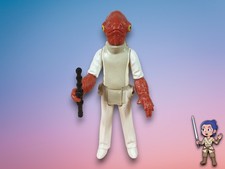 ⭐Admiral Ackbar STAR WARS von Kenner aus den 80er Jahren 100% komplett⭐