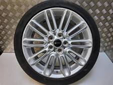 MINI F55 F56 17 Inch Silver Tentacle Spoke 500 Alloy Wheel Rim and Tyre 6856099