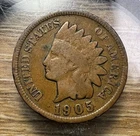 1905 Indian Head Cent - Actual Coin Shown - Free Shipping & Tracking INV#12