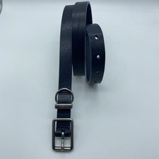 Gap Blue Genuine Leather Skinny Belt Women's Size S