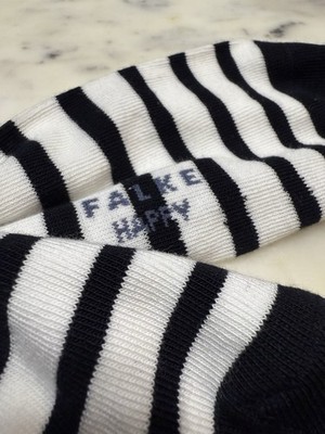 Falke men s happy  ankle socks striped 43-46 nwt