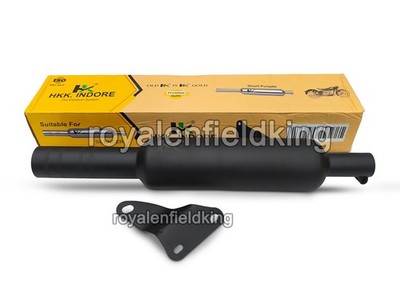 Fit For Royal Enfield New Bullet 350 ''Empty Loud Silencer 2023-2026 Black''