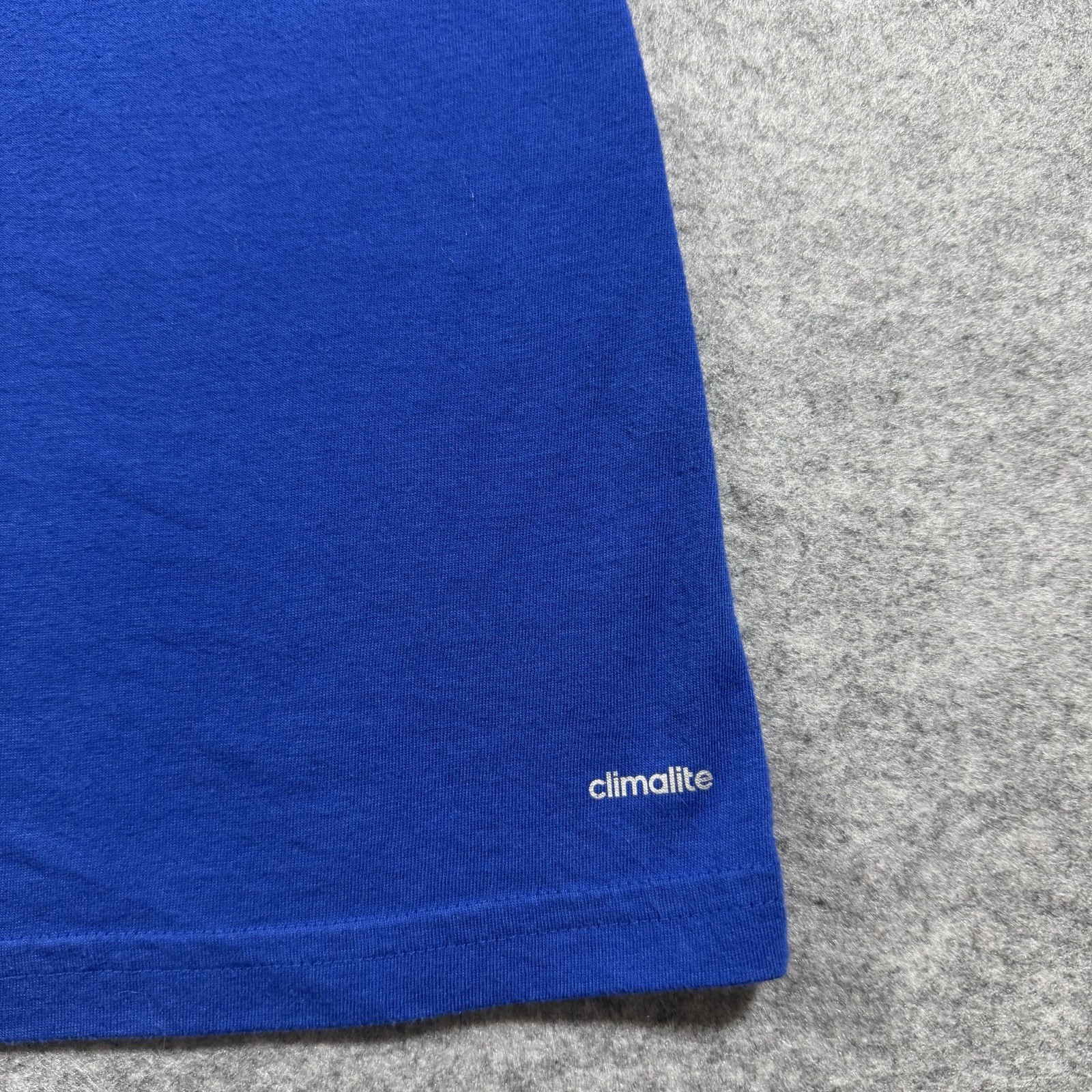 Adidas Climalite Tee Womens L Royal Blue V Neck Stretch Running Yoga Athletic thumbnail 4