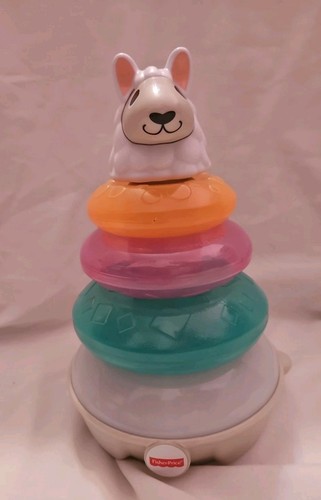 Fisher Price Linkimals Llama Lights &Colors Multicolor Musical StackingToy Works