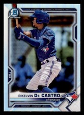 2021 Bowman Chrome Draft Refractors #BDC188 Rikelvin De Castro