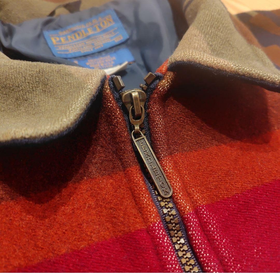 Pendleton Wool Jacket 90s Native Pattern Short Bo… - image 2