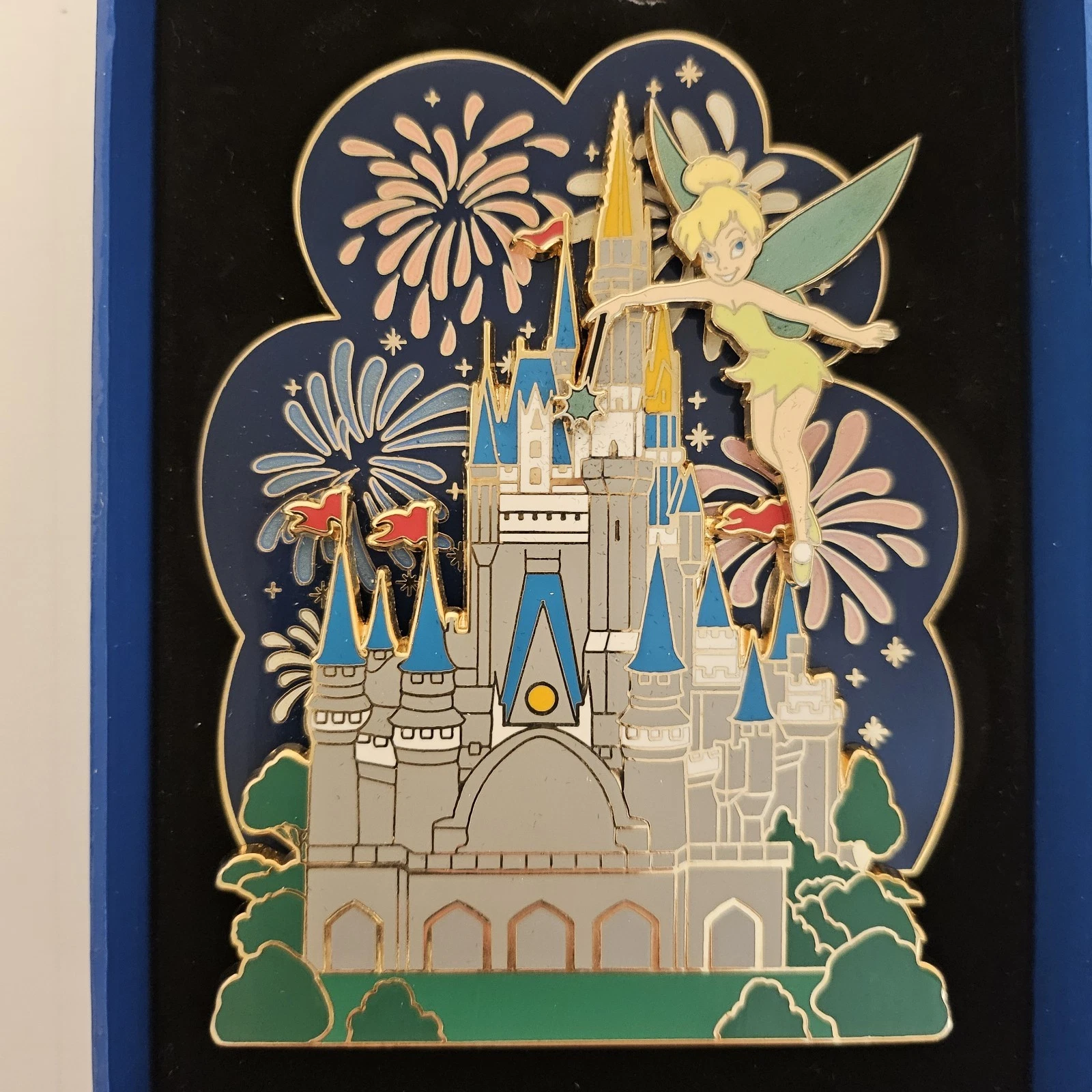 Disney Pin WDW Tink's Summer EVENT Jumbo Tinker Bell Cinderella Castle LE 500