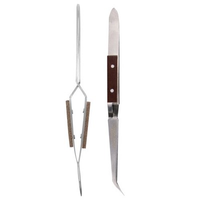  2 Pcs Isolierte Pinzetten Kreuzverriegelungspinzette Edelstahl -Pinzetten