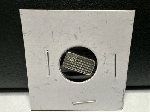 1g Silver Bar .999 Fine American Flag Pan Silver Company
