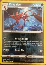 Dragalge 082/159 - Crown Zenith Reverse Pokemon Holo Foil Nice!