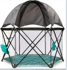 Baby Delight Go With Me Eclipse Mesh Portable Playard  Playpen  Sun Tea