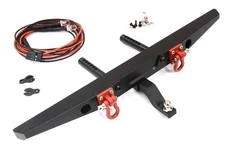 Realistic Alloy Rear Bumper w/ LED for TRX-4 & SCX Type Off-Road Crawler