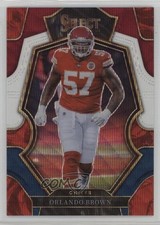 2022 Panini Select Premier Level Tri-Color Prizm 123/199 Orlando Brown #151 0it8