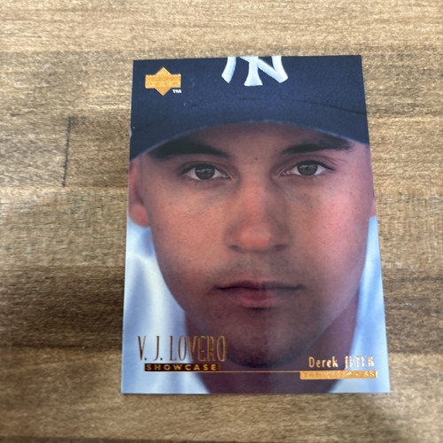 1996 Upper Deck VJ Lovero Showcase #VJ3 Derek Jeter New York Yankees - Picture 3 of 4