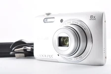 Nikon Coolpix S3600 Silver Excellent+5 Compact Degital Camera Y2171