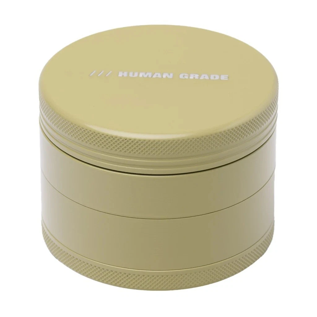 Human Grade 2.5" (63mm) Premium Aluminum Hand Grinder 4C Herb Spice Tobacco MA