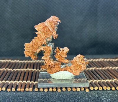 Fabulous spiky native copper mass - Central Mine, Keweenaw, MI