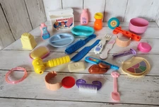 1990's Fisher Price Bandages Box Spoons Make Up Soap Doctor Baby Pretend Lot