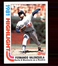 1982 Topps Baseball base set #1-200 (you pick, complete your set)!