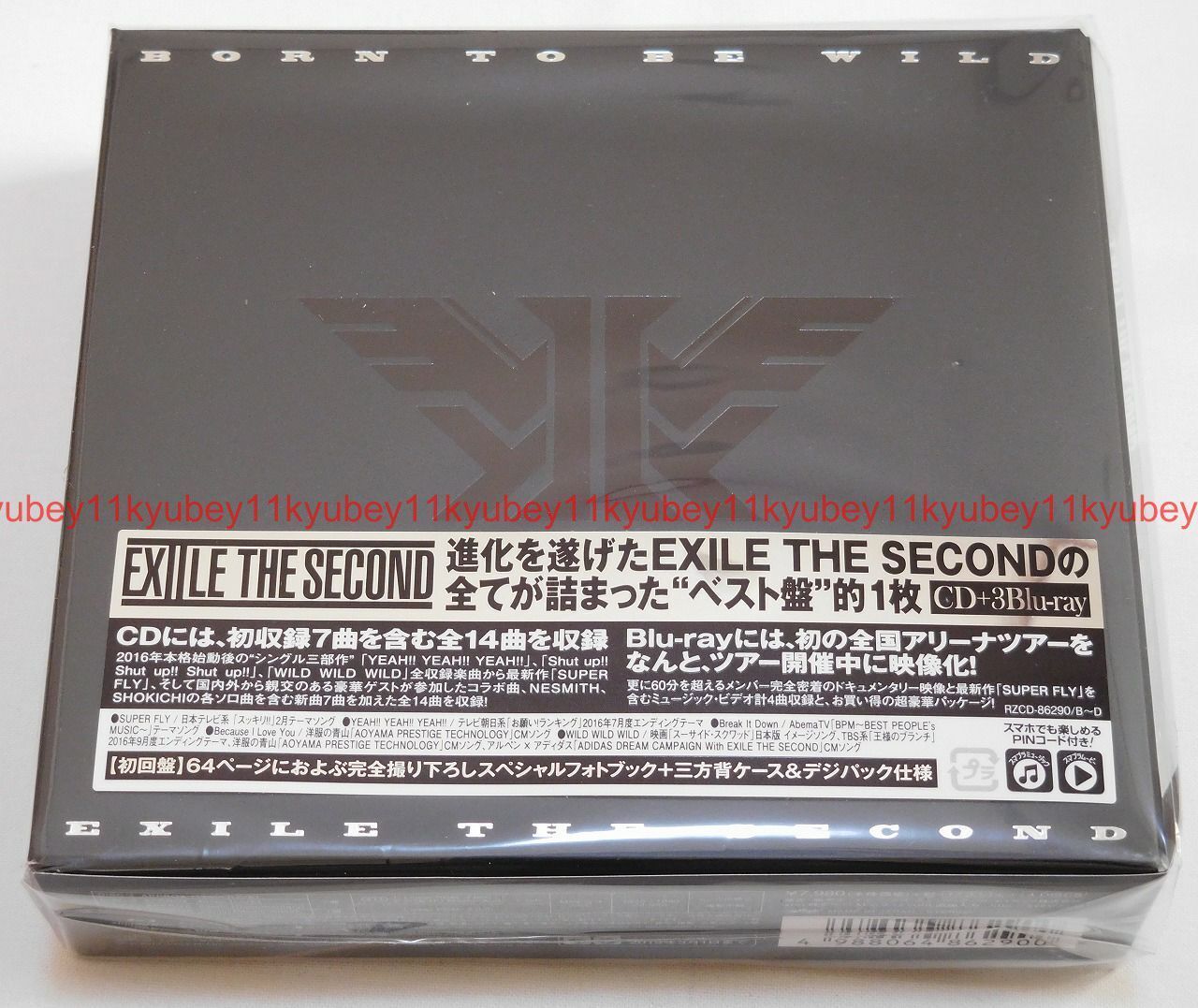 EXILE THE SECOND BORN TO BE WILD Limited Edition CD 3 Blu-ray Photobook  Japan