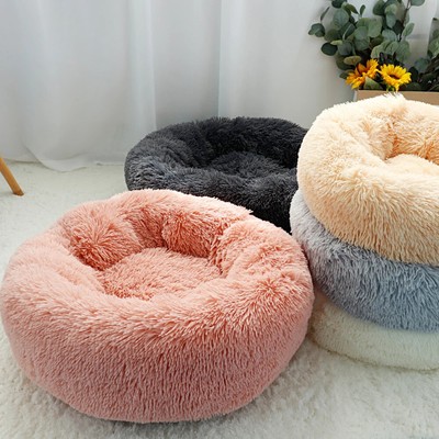 Plush Cat Bed, Cat House, Soft Round Shaped Cat Bed, XS - 2XL Sizes and Colors