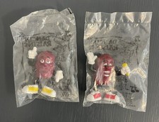 California Raisins Figures Hardees Original Series Sealed 2001 - lot of 2