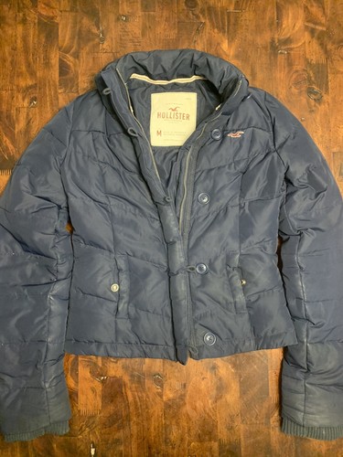 Down Filled Navy Blue Puffer Coat Size 