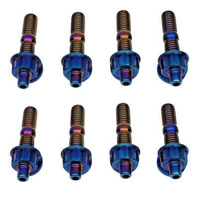 24PCS Titanium Stud Kit M8 x 1.25 -45mm Exhaust Turbo Header Intake Manifold