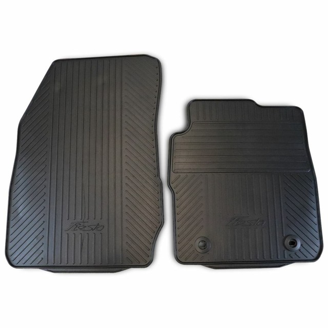 Genuine Ford Fiesta Mk7 Front Contour Rubber Floor Mat Set 1526899 for