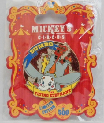 Disney Dumbo the Flying Elephant Mickey's Circus Program Acts LE 500 Pin