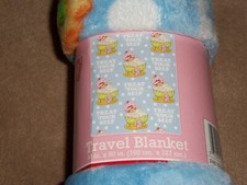 NEW, STRAWBERRY SHORTCAKE Plush TRAVEL Blanket THROW 40" x 50"