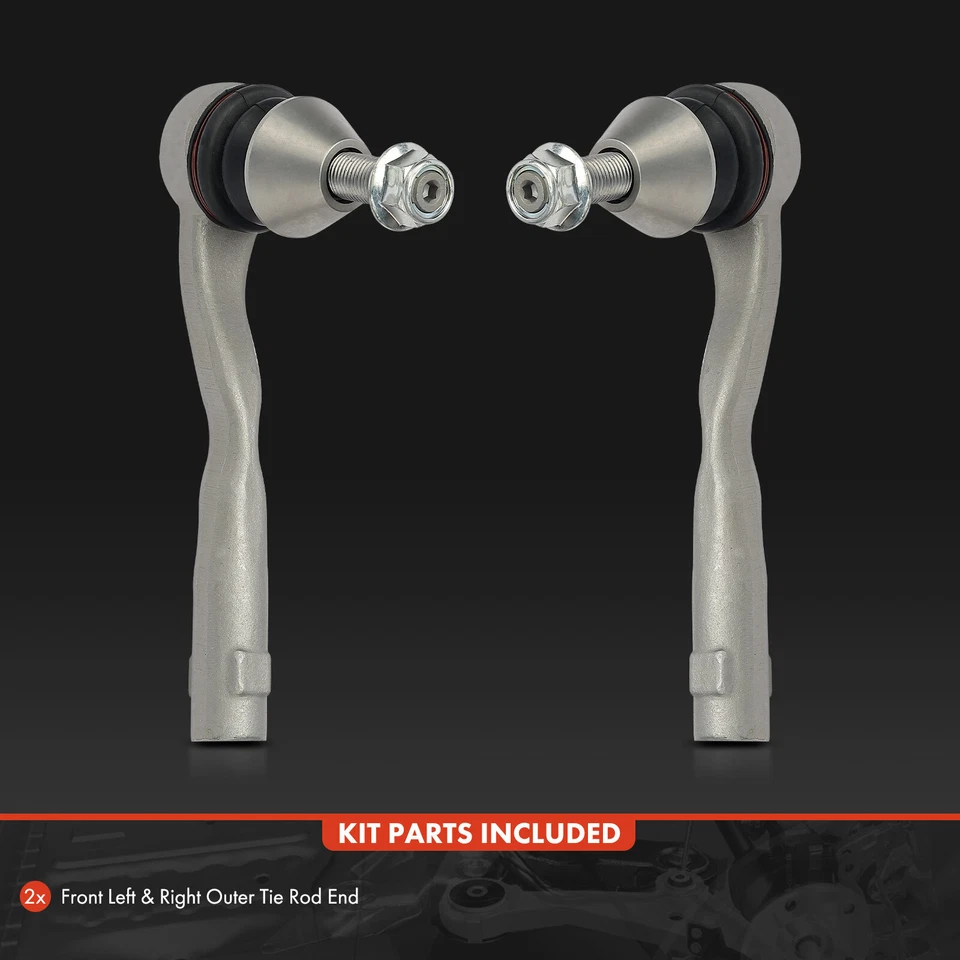 2x Extremidade externa dianteira da haste de amarração para Mercedes-Benz GL350 GL450 GL63 AMG GLE350 GLS350d - Imagem 3 de 4