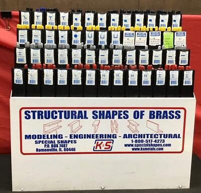 K&S Structural Shapes of Brass for Modeling: Rods, T Rods, etc. YOU ...