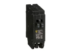 SQUARE D HOMT2020 SINGLE POLE TANDEM CIRCUIT BREAKER PACK OF 10