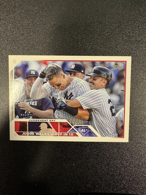 2023 Topps Series 1 - Checklist #245 Aaron Judge