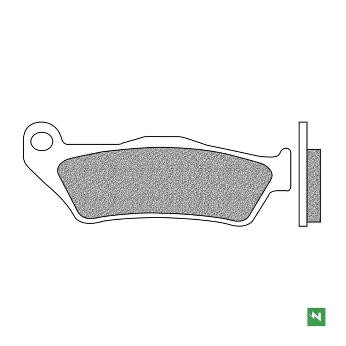 Plaquettes de frein avant Brembo KH181 Dirt Sinter pour moto cross