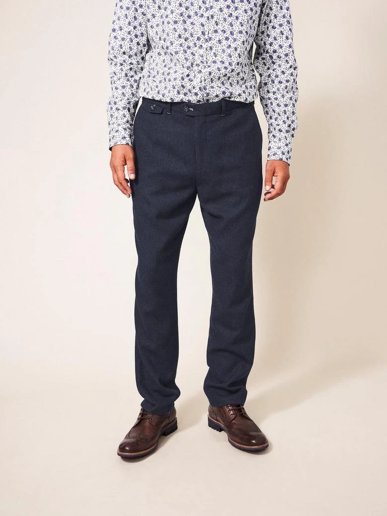 White smart trousers sales